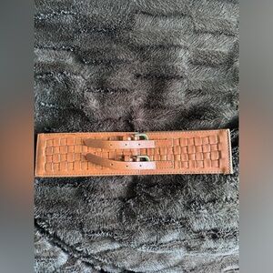 Free with Purchase Corset Cognac Braided Belt NWOT One size